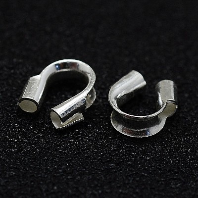 Rhodium Plated 925 Sterling Silver Wire Guardian STER-F036-27P-5x5-1
