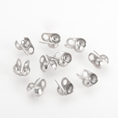 Tarnish Resistant 304 Stainless Steel Bead Tips X-STAS-Q210-89-1
