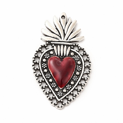 Alloy Enamel Pendants FIND-A028-01AS-01-1