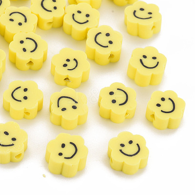 Handmade Polymer Clay Beads CLAY-N011-011F-1