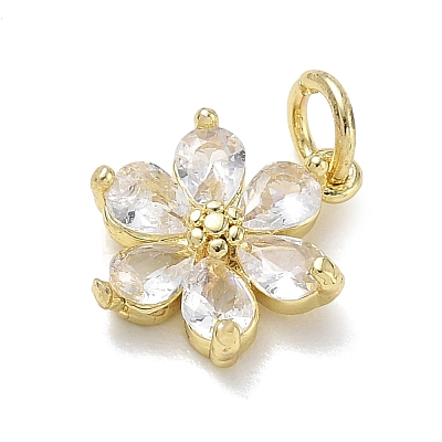 Brass with Rhinestone Charms LS-KK-CBAD872-01G-09-1