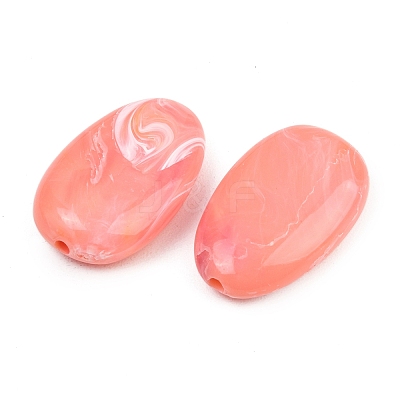 Opaque Acrylic Imitation Gemstone Beads OACR-G064-11-1