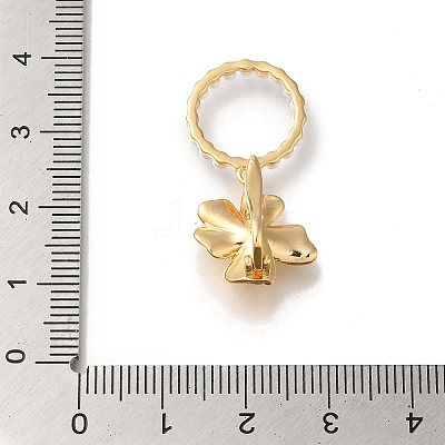 Brass with Cubic Zirconia Pendants KK-H480-46G-1