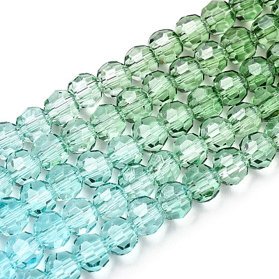 Transparent Glass Beads Strands GLAA-E036-07L-1