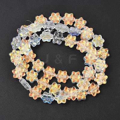 Electroplate Glass Beads Strands EGLA-P069-02A-AB01-1