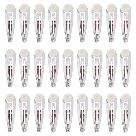 70Pcs Alloy Snap Hair Clip Finding AJEW-SC0003-36-1