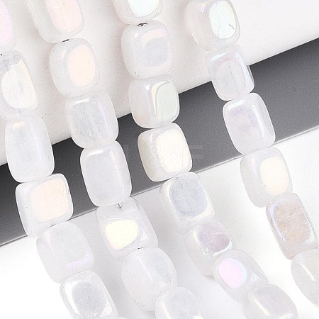Electroplate Natural Quartz Crystal Beads Strands G-T144-32-1