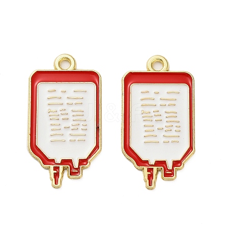 Alloy Enamel Pendants ENAM-G229-01G-04-1