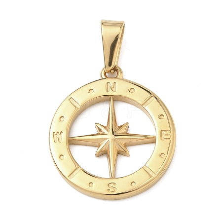 304 Stainless Steel Pendants STAS-A140-01A-G-1