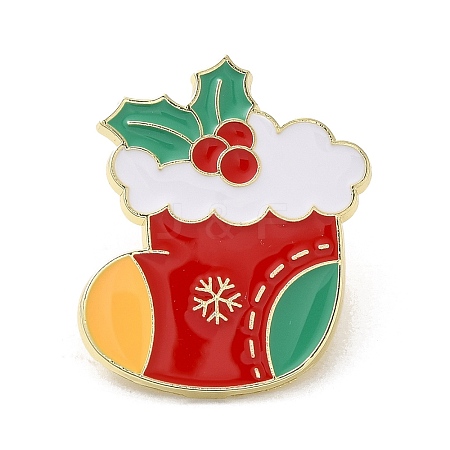 Christmas Theme Enamel Pins JEWB-H021-12C-1