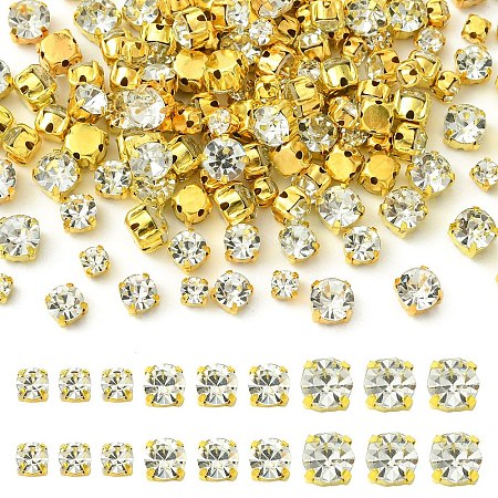 150Pcs 3 Styles Sew on Rhinestone KK-YW0002-74-1