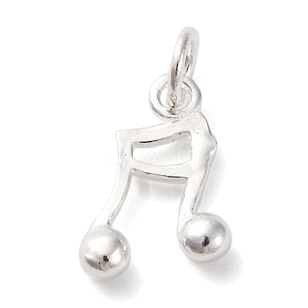 925 Sterling Silver Musical Note Charms STER-G045-06S-1