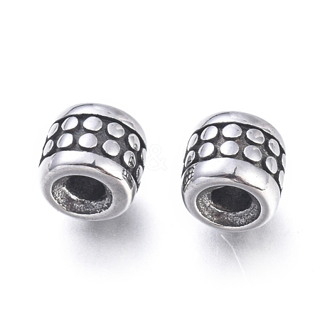 304 Stainless Steel Beads STAS-F243-07AS-1