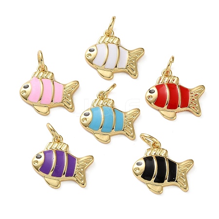 Ocean Brass Charms KK-D221-21G-02-1