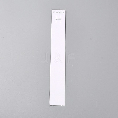 Paper Bracelet Display Cards CDIS-WH0027-12A-1