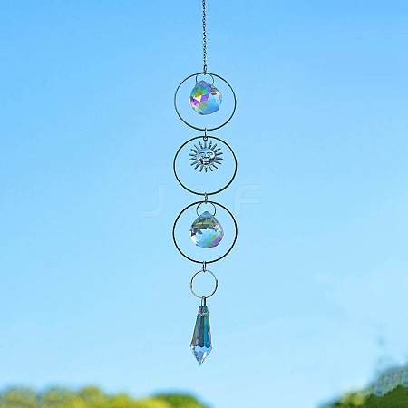 Metal Hanging Suncatchers PW-WG76111-03-1