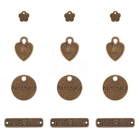 Tibetan Style Alloy Pendants/Links PALLOY-PH0005-89-1