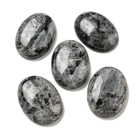 Natural Larvikite Cabochons G-C115-01B-40-1