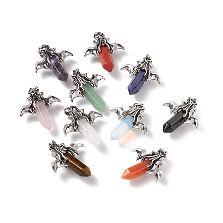 Natural & Synthetic Gemstone Pendants G-G855-07AS-1