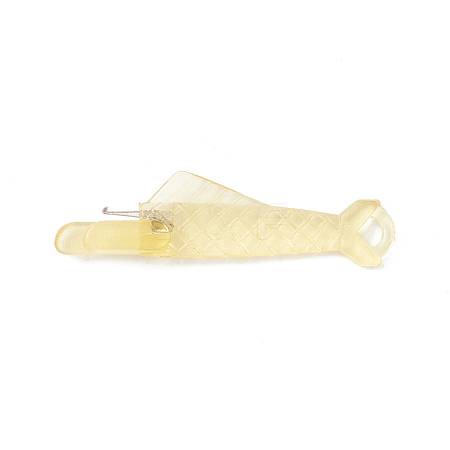 Fish Shaped Plastic Needle Threaders TOOL-K010-02C-1