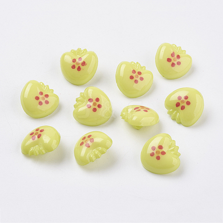 Acrylic Shank Buttons X-BUTT-E013-03-1