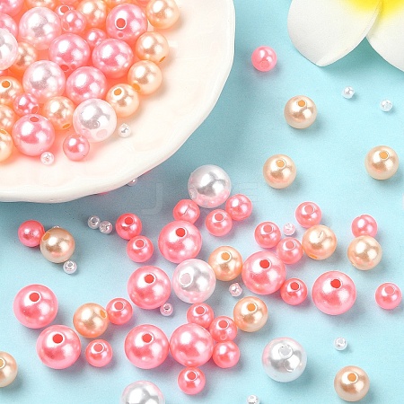 ABS Plastic Imitation Pearl Beads KY-YW0001-90C-1