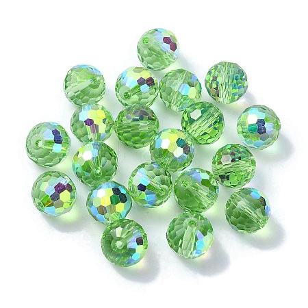 AB Color Plated Glass Beads EGLA-P059-02B-AB23-1