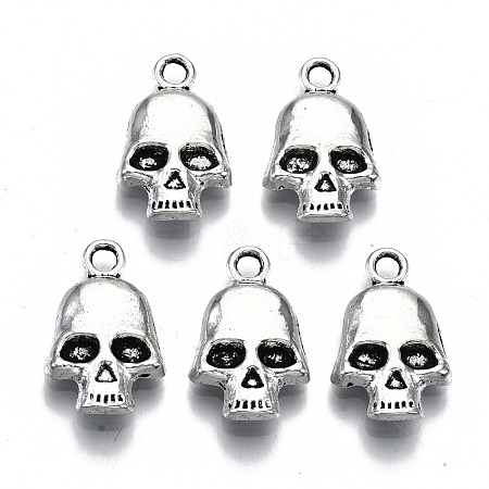 Tibetan Style Alloy Pendants TIBEP-S319-109AS-RS-1