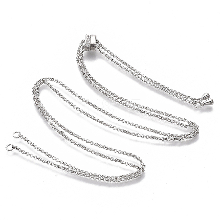 Brass Necklaces Making LS-KK-S061-162P-1