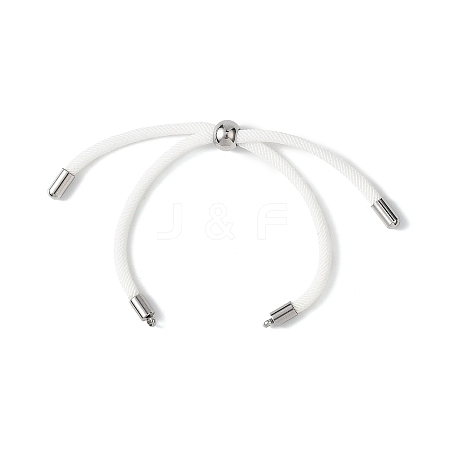 Nylon Round Cord Slider Bracelet Making AJEW-JB01461-03-1