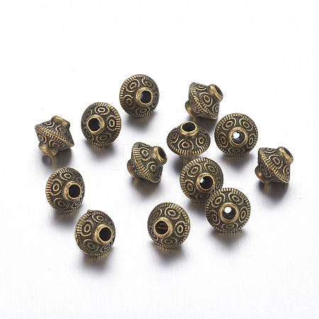 Tibetan Style Alloy Spacer Beads LS-MLF1152Y-NF-1
