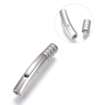 304 Stainless Steel Bayonet Clasps STAS-O114-051A-MP-1