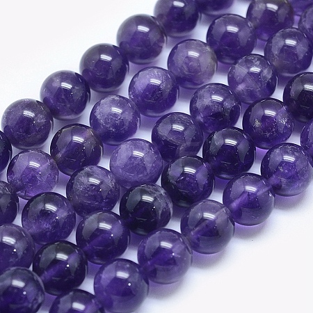 Natural Amethyst Beads X1-G-E481-03-6mm-1