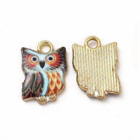 Printed Alloy Pendants PALLOY-H127-02G-06-1