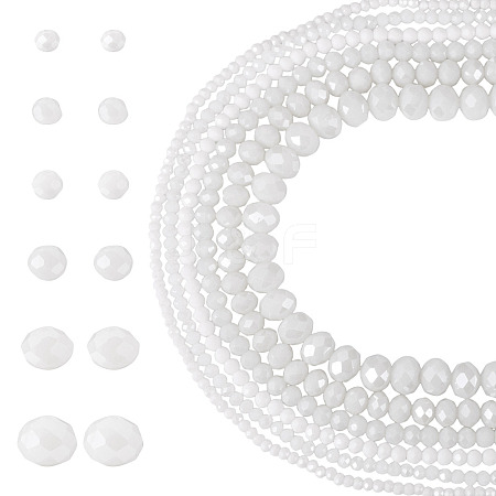 6 Strands 6 Styles Electroplate Glass Beads Strands EGLA-TADJ0001-02D-1
