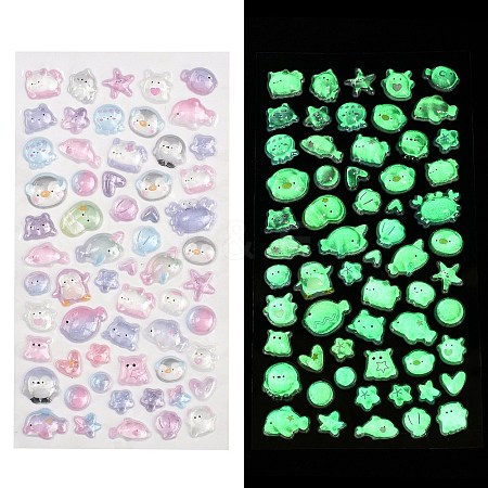 Epoxy Resin 3D Puffy Stickers DIY-G122-01H-1