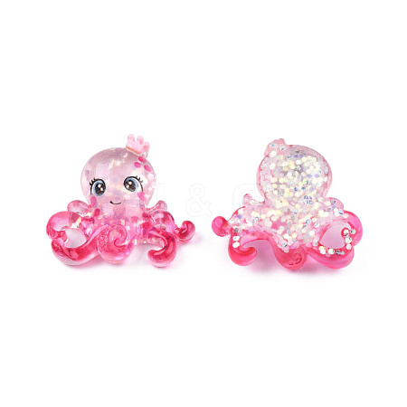 Transparent Resin Decoden Cabochons CRES-N018-056-1