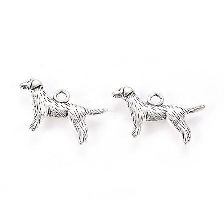 Tibetan Style Alloy Puppy Pendants LS-LF9881Y-NF-1