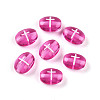 Transparent Acrylic Beads TACR-T028-50-1
