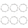 6Pcs Alloy Napkin Rings AJEW-CP0009-05S-1