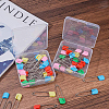Transparent Plastic Bead Containers CON-BC0004-62-7