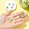 8Pcs 8 Styles Electroplate Alloy Charms FIND-CJ0005-49-4