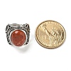 Natural Red Jasper Adjustable Rings RJEW-I108-02AS-06-5