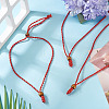 Adjustable Waxed Polyester Cord Necklace Making NJEW-TAC0029-6