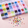 24 Colors Handmade Polymer Clay Beads CLAY-TA0001-05-6