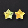 Electroplate Glass Charms GLAA-H104-A04-4