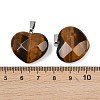 Natural Tiger Eye Pendants G-A281-02P-04-3