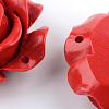 Rose Flower Cinnabar Links X-CARL-Q004-72-5