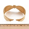 304 Stainless Steel Cuff Bangles for Women BJEW-D363-05B-G-3