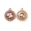 Zinc Alloy Rhinestone Pendants FIND-TAC0010-15KCG-05-2